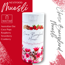 Load image into Gallery viewer, Nextfood Muesli - Choco Berryland (Choco Pops, Raspberry, Strawberry & Cranberry) 350g