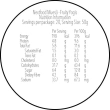 Load image into Gallery viewer, Nextfood Muesli - Fruity Yogis (Freeze-dried Yogurt, Chia Seed & Apple) 1KG