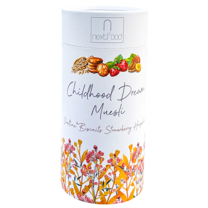 Nextfood Muesli - Childhood Dream (Ovaltine Biscuits, Strawberry & Hazelnut) 350g