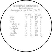 將圖片載入圖庫檢視器 !!優惠!! *新口味* Nextfood 即食燕麥片 - Super Tropical (楊枝甘露奇亞籽脆, 芒果 &amp; 椰子) 350克
